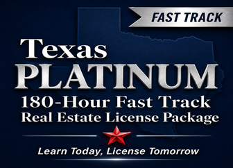 Texas PLATINUM 180 Hour Fast Track License Package